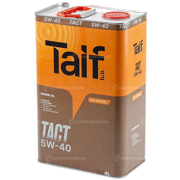 TAIF tact 5W40 SL/CF A3/B4 4л. синт